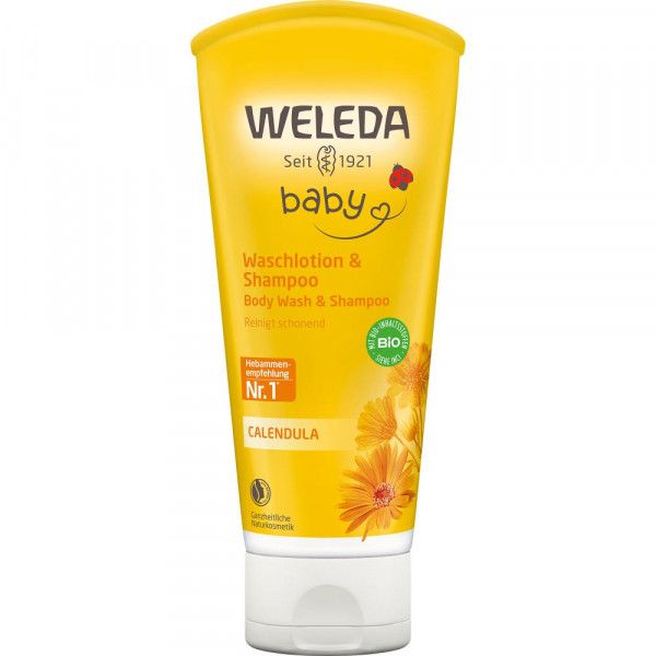 bodyguardapotheke Weleda Baby Waschlotion & Shampoo Calendula - milde Reinigung