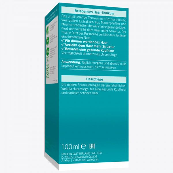 Bodyguardapotheke Weleda Belebendes Haar-Tonikum - Für Dünner Werdendes Haar