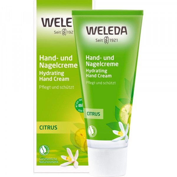 bodyguardapotheke Weleda Hand- und Nagelcreme Citrus - schützt brüchige Nägel