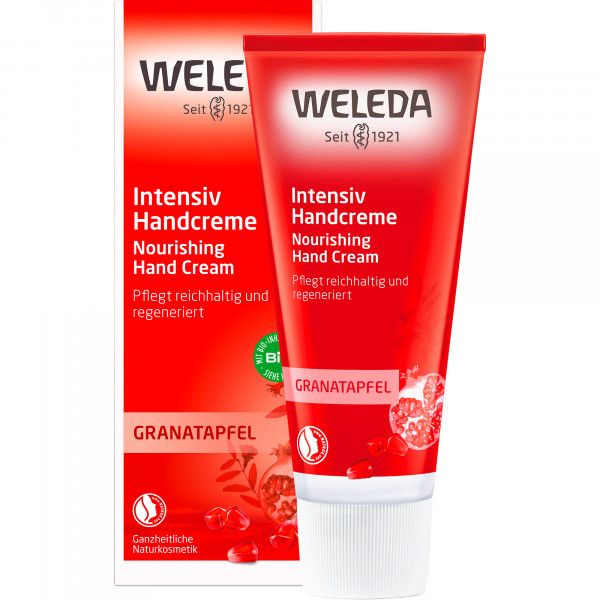 bodyguardapotheke Weleda Intensiv Handcreme Granatapfel - wirkt antioxidativ