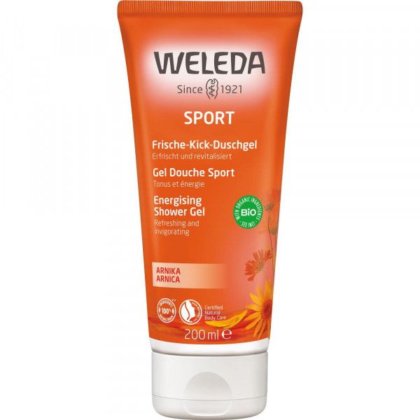 bodyguardapotheke Weleda Sport Frische-Kick-Duschgel Arnika - revitalisierend