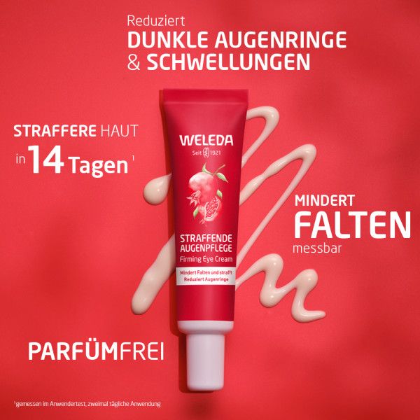 Bodyguardapotheke Weleda Straffende Augenpflege Granatapfel & Maca-Peptide