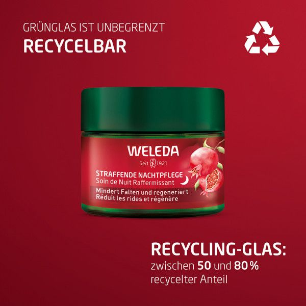 Bodyguardapotheke Weleda Straffende Nachtpflege Granatapfel & Maca-Peptide