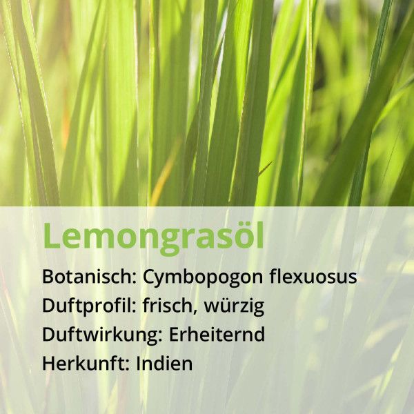 Bodyguardapotheke ZITRONENGRAS Lemongras Öl Naturrein ätherisch