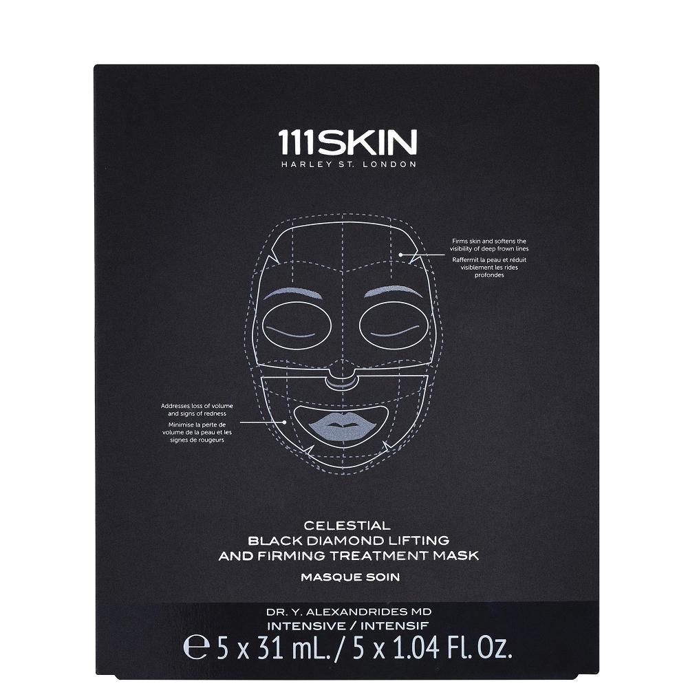 lookfantastic 111SKIN Celestial Black Diamond Lifting and Firming Treatment Mask Box 155 ml