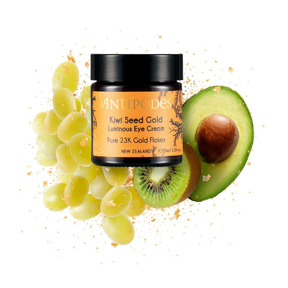 Lookfantastic Antipodes Kiwi Seed Gold Luminous Eye Cream 30ml