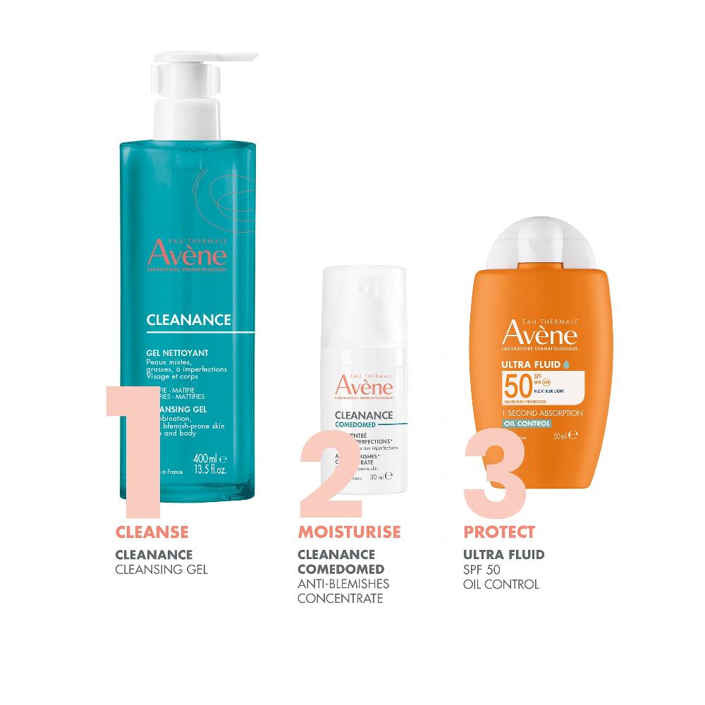 Lookfantastic Avène Cleanance Cleansing Gel For Oily Blemish Prone Skin 400ml