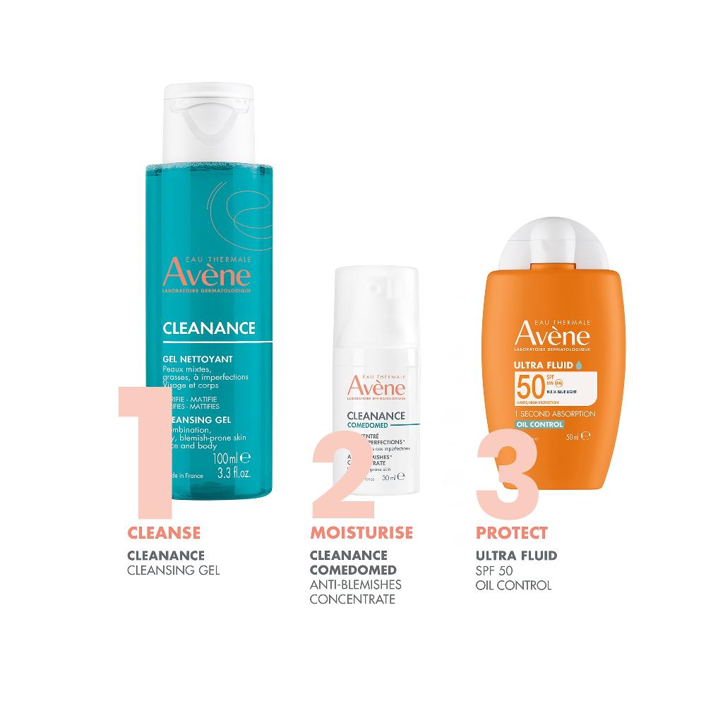 Lookfantastic Avène Cleanance Cleansing Gel For Oily Blemish Prone Skin 100ml