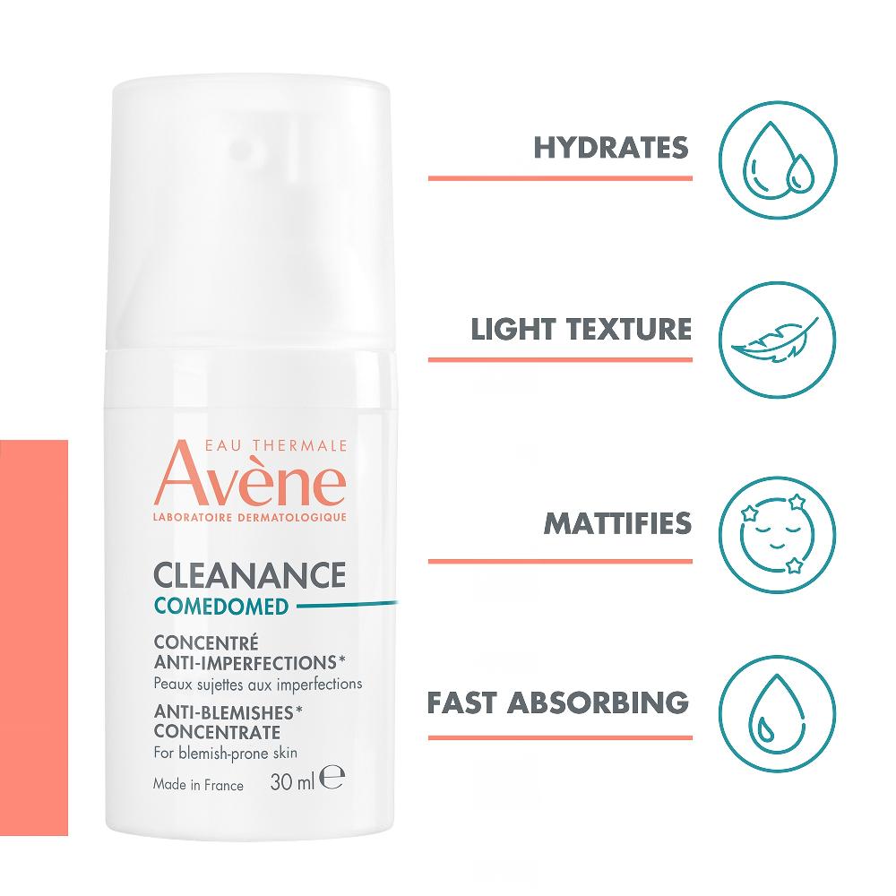 Lookfantastic Avène Cleanance Comedomed Anti-Blemish Concentrate Moisturiser For Blemish-Prone Skin 30ml