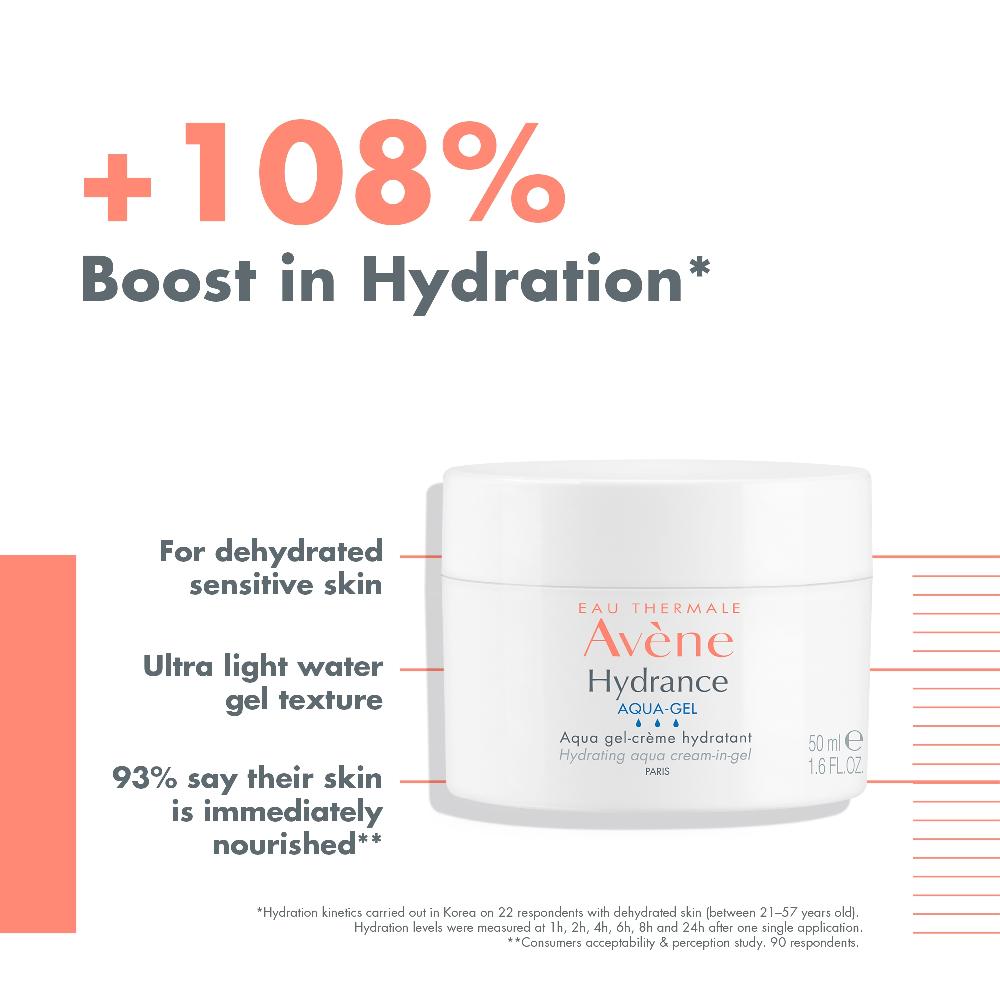 Lookfantastic Avène Hydrance Aqua-Gel Moisturiser For Dehydrated Skin 50ml