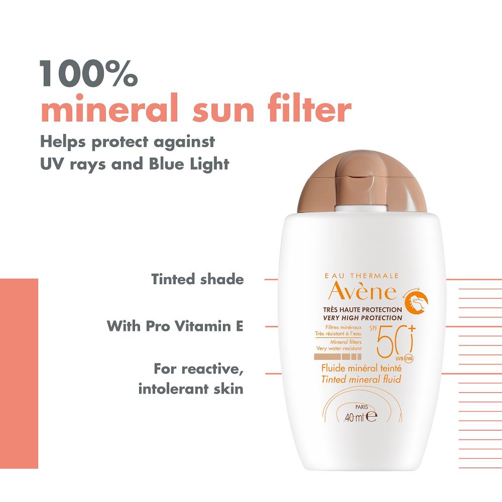 Lookfantastic Avène Very High Protection SPF 50+ Tinted Mineral Fluid 40ml