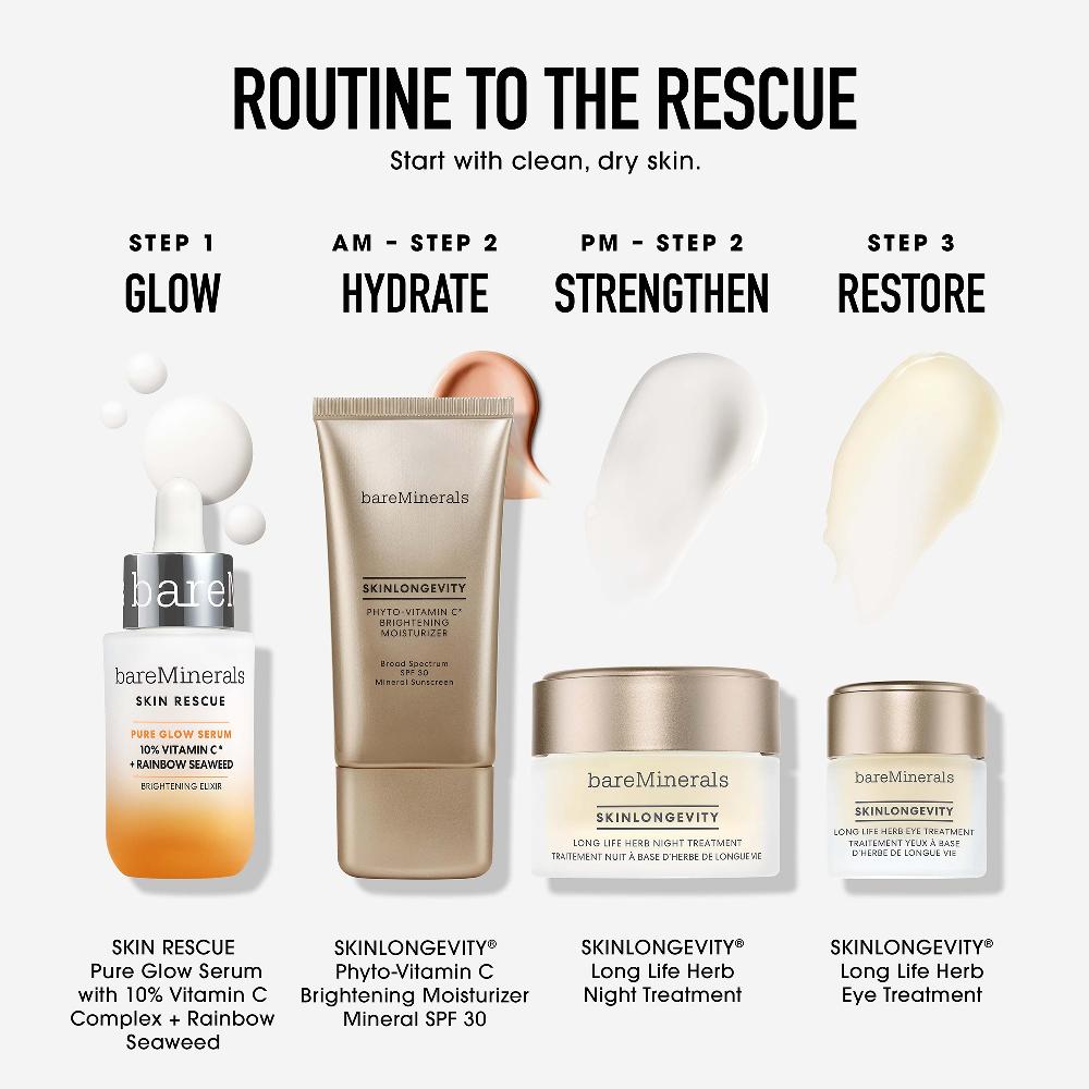 Lookfantastic BareMinerals SKIN RESCUE Pure Glow Serum 30ml