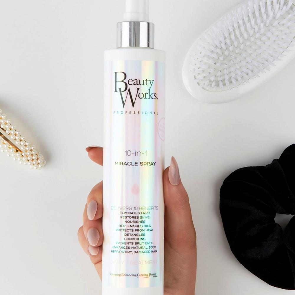Lookfantastic Beauty Works 10-in-One Miracle Heat Protect Spray 250ml