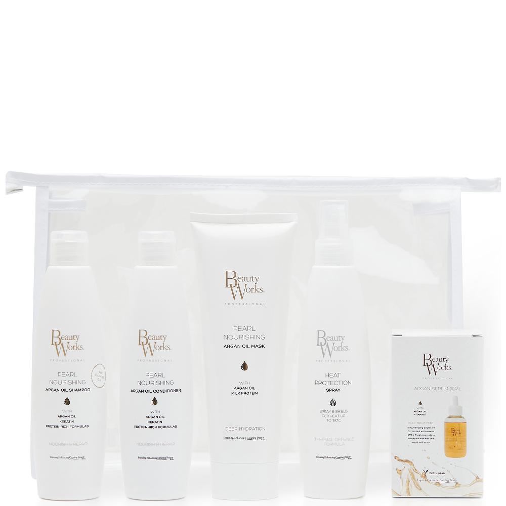 lookfantastic Beauty Works Geschenk-Set - Argan Moisture Repair (Sulphate Free) 250 ml