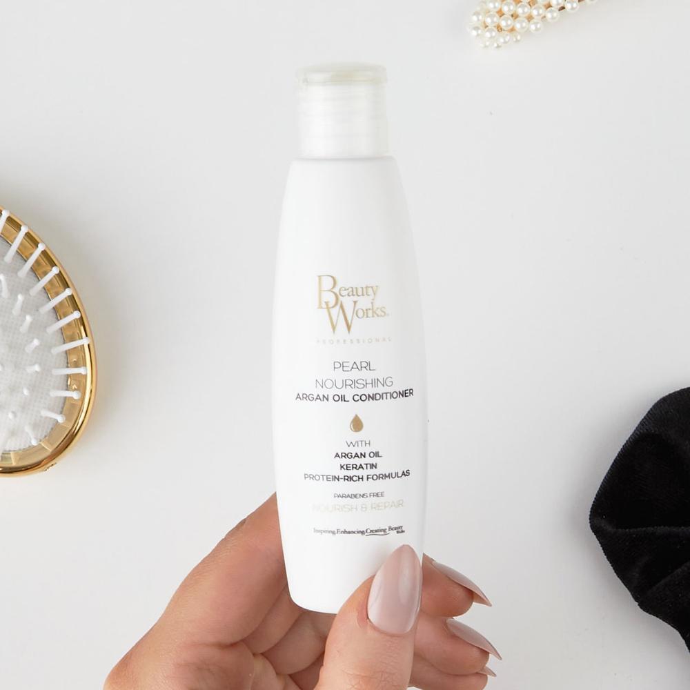Lookfantastic Beauty Works Pearl Nourishing Argan Oil Conditioner 50ml