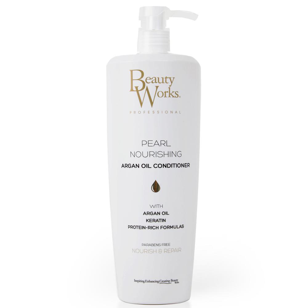 lookfantastic Beauty Works Pearl Nourishing Argan Oil Conditioner 1 Litre