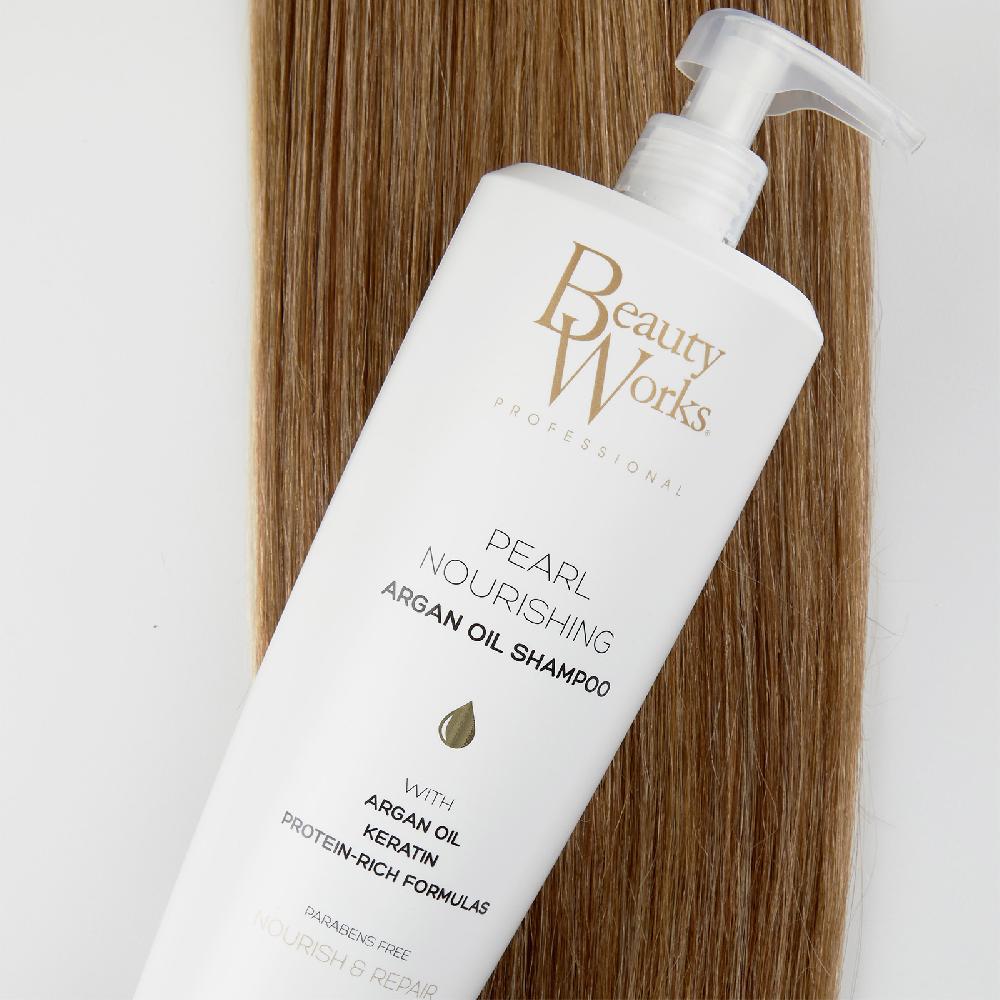 Lookfantastic Beauty Works Pearl Nourishing Argan Oil Shampoo 1 Litre