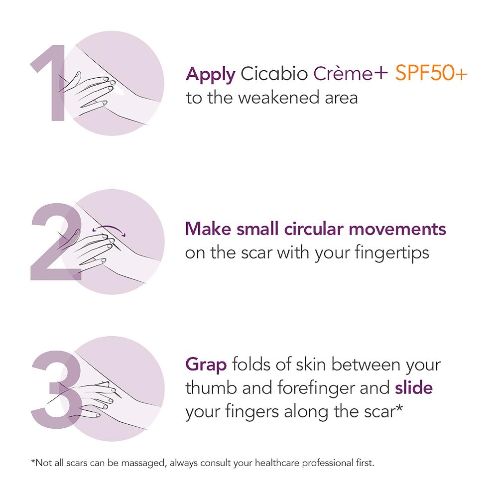 Lookfantastic Bioderma Cicabio Ultra Reparing Soothing Cream With SPF50+ 40ml