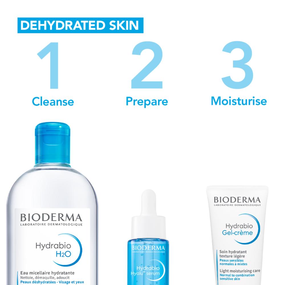 Lookfantastic Bioderma Hydrabio Hyalu+ Aufpolsterndes Feuchtigkeitsspendendes Serum Mit Hyaluronsäure Für Dehydrierte Haut 30 ml