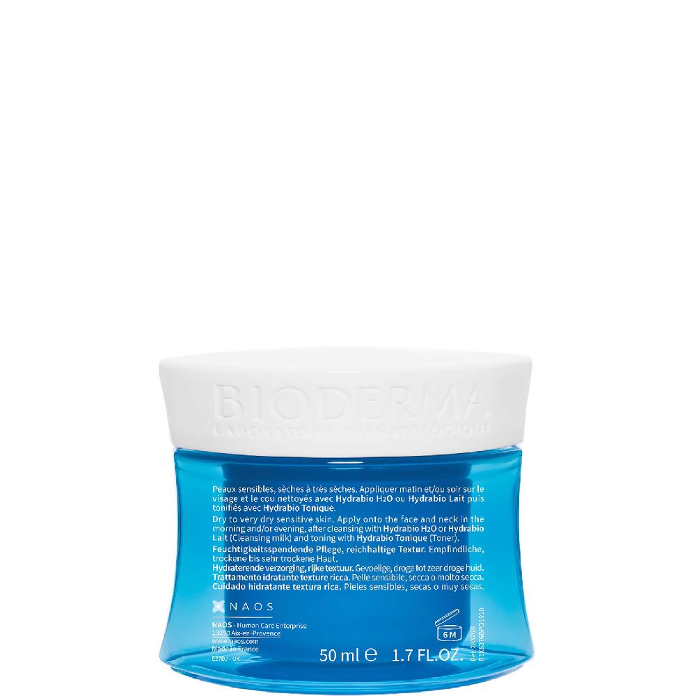 Lookfantastic Bioderma Hydrabio Moisturising Cream Dehydrated Skin 40 ml
