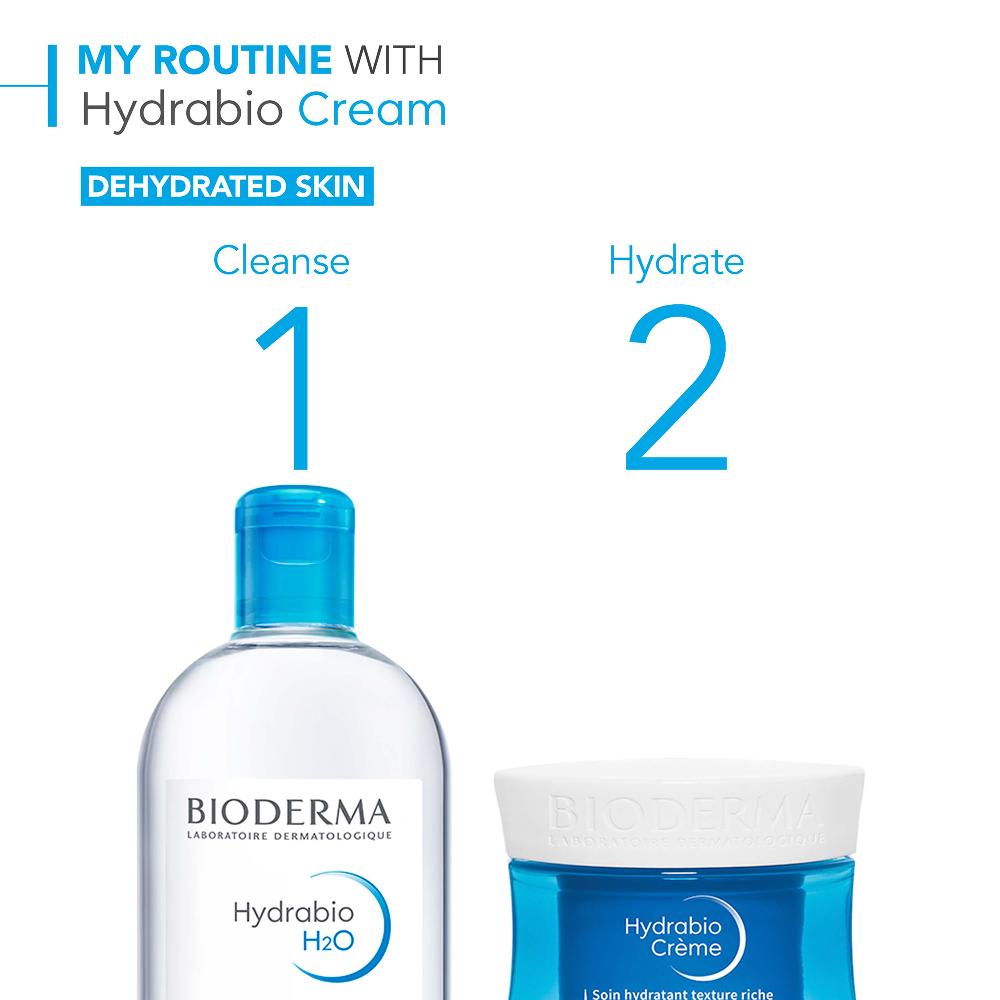 Lookfantastic Bioderma Hydrabio Moisturising Cream Dehydrated Skin 40 ml
