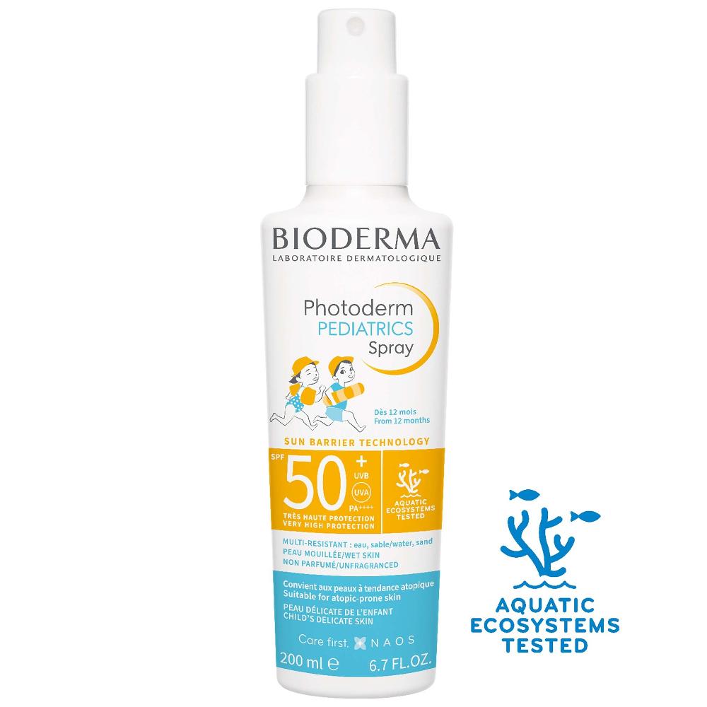 Lookfantastic Bioderma Photoderm Pediatrics Spray LSF 50+ Multiresistenter Nicht Fettender Sonnenschutz Für Kinder Ab 12 Monaten 200 ml