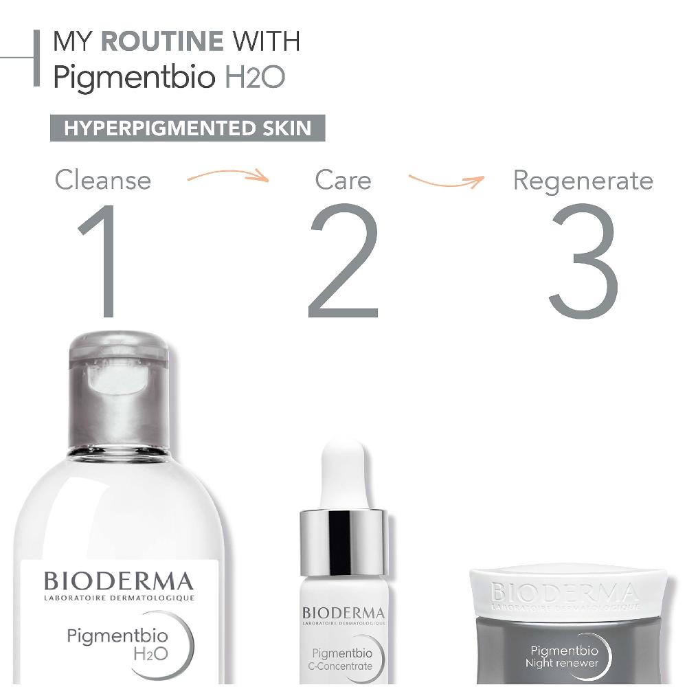 Lookfantastic Bioderma Pigmentbio Aufhellendes Reinigendes Mizellenwasser Gegen Dunkle Flecken 250 ml