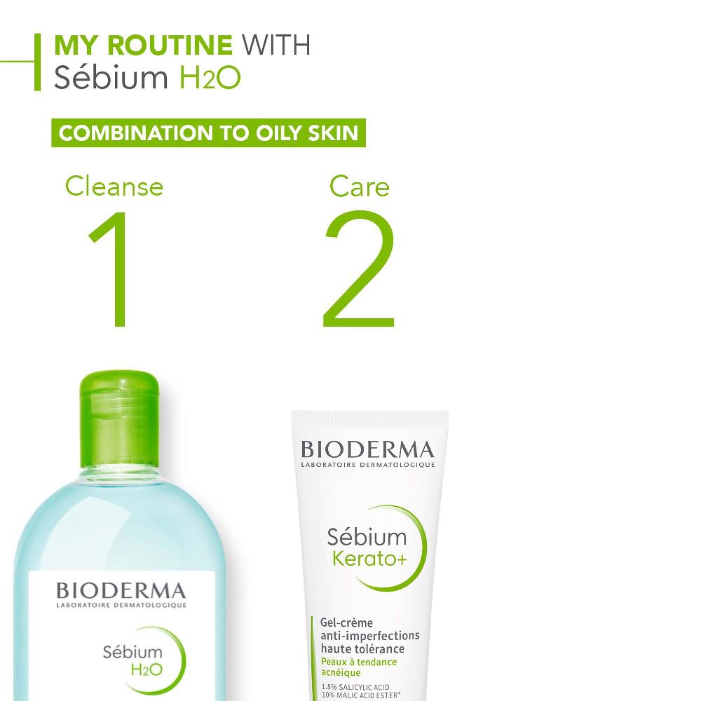 Lookfantastic Bioderma Sébium Cleansing Micellar Water For Blemish-Prone Skin 500 ml
