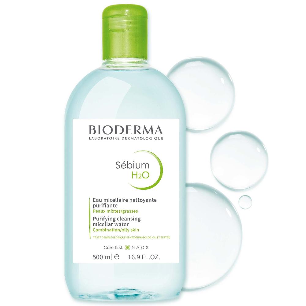 lookfantastic Bioderma Sébium Cleansing Micellar Water for Blemish-Prone Skin 500 ml