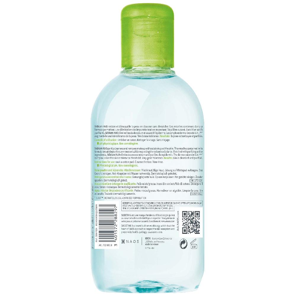 Lookfantastic Bioderma Sébium Klärendes Mizellenwasser Für Zu Unreinheiten Neigende Haut 250 ml