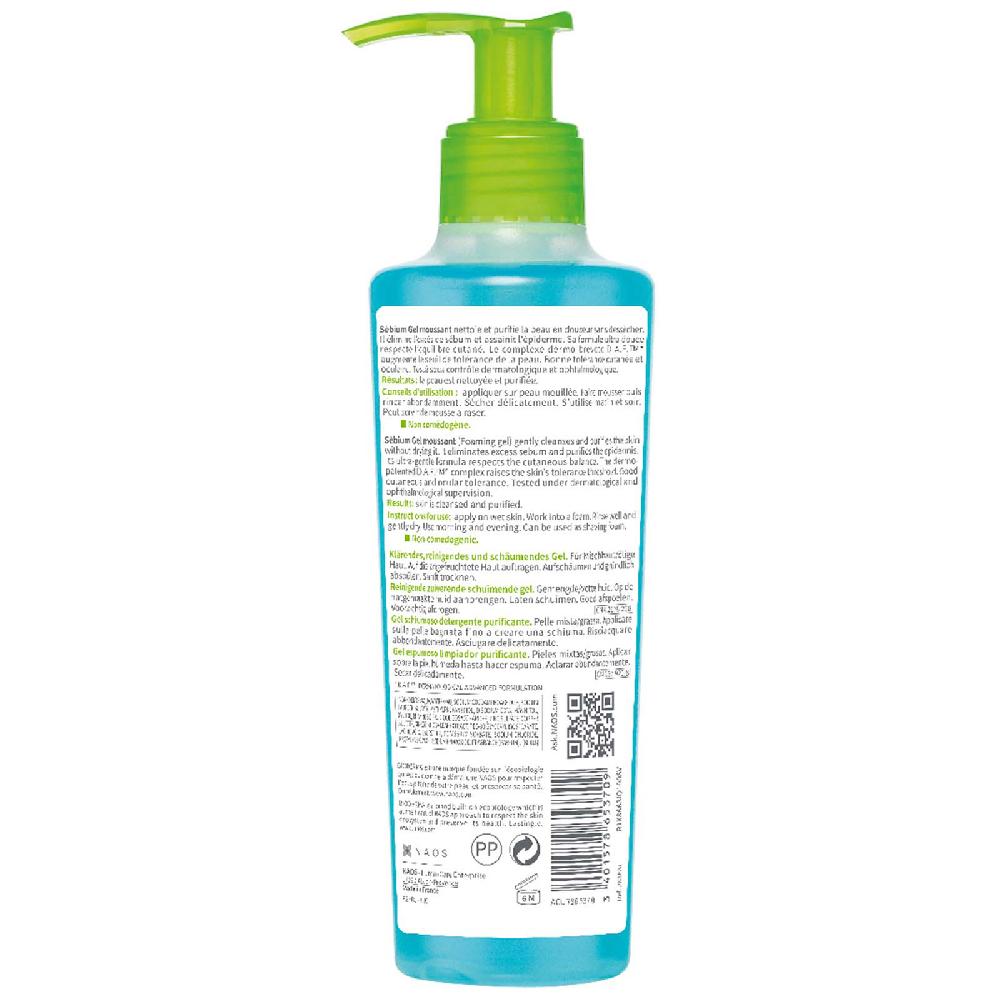Lookfantastic Bioderma Sébium Reinigendes Schäumendes Gel Für Fettige Bis Zu Unreinheiten Neigende Haut 200 ml
