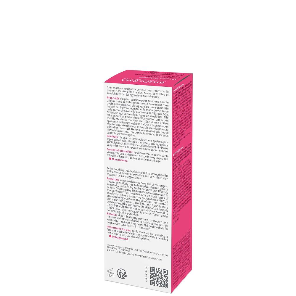 Lookfantastic Bioderma Sensibio Defensive Active Glättende Creme 40 ml
