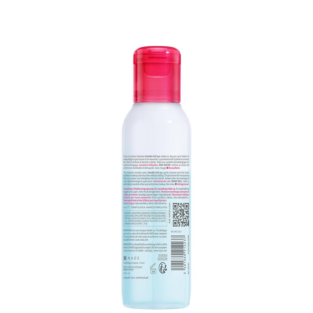 Lookfantastic Bioderma Sensibio H2O Zweiphasen-Make-up-Entferner Für Die Augen 125 ml