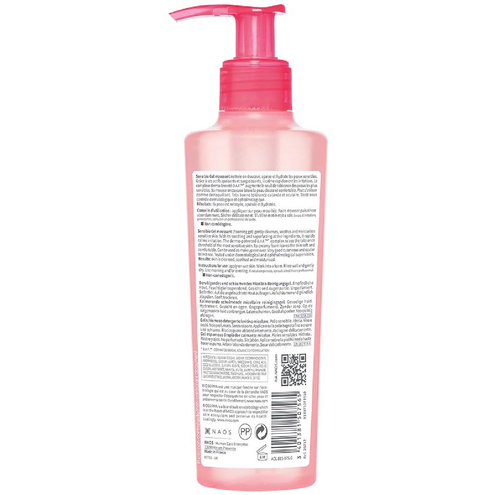 Lookfantastic Bioderma Sensibio Schäumendes Gel 200 ml