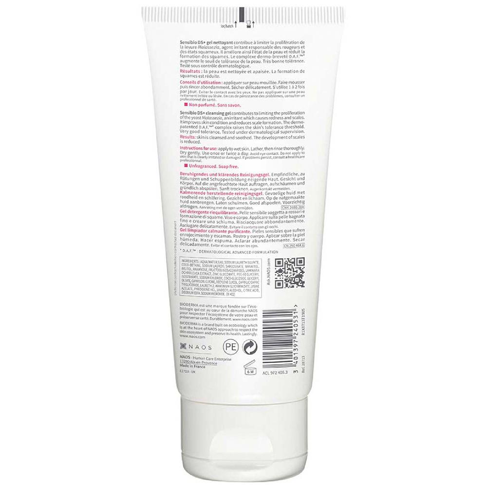 Lookfantastic Bioderma Sensibio Seborrheic Dermatitis Face Wash 200 ml