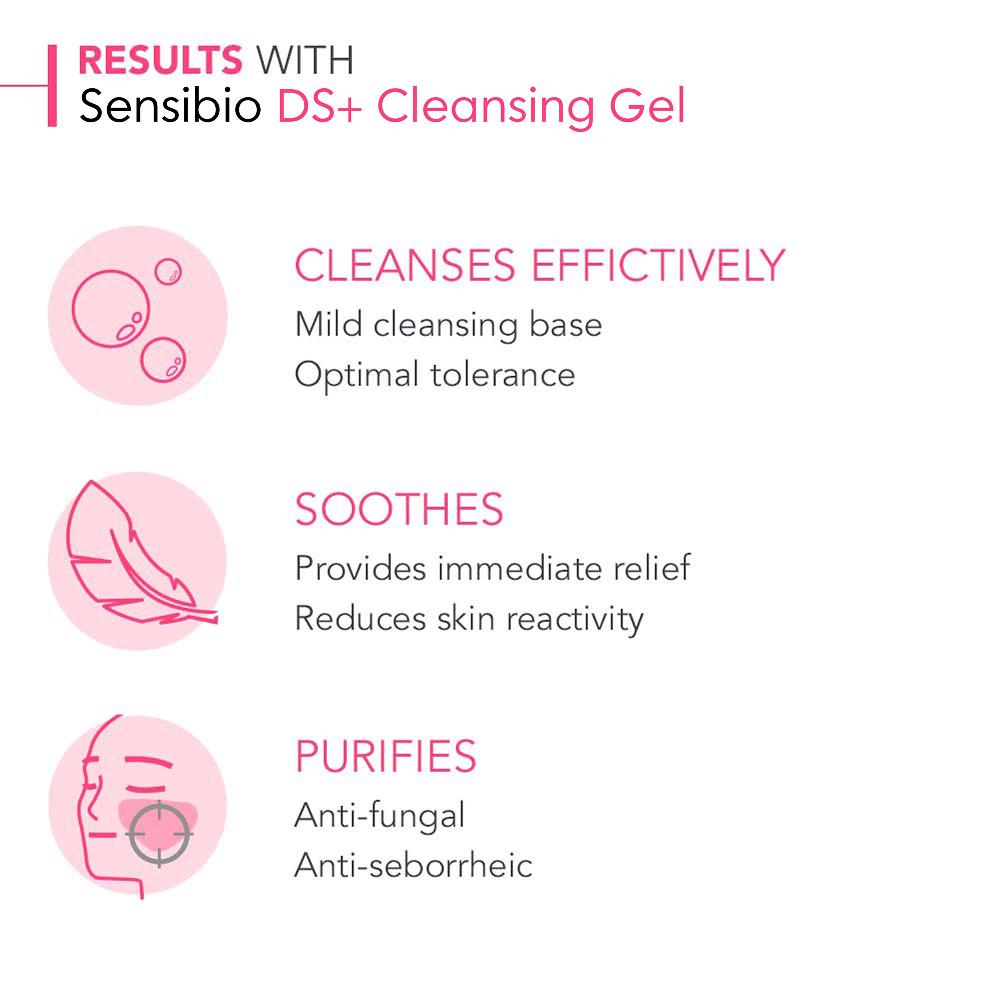 Lookfantastic Bioderma Sensibio Seborrheic Dermatitis Face Wash 200 ml