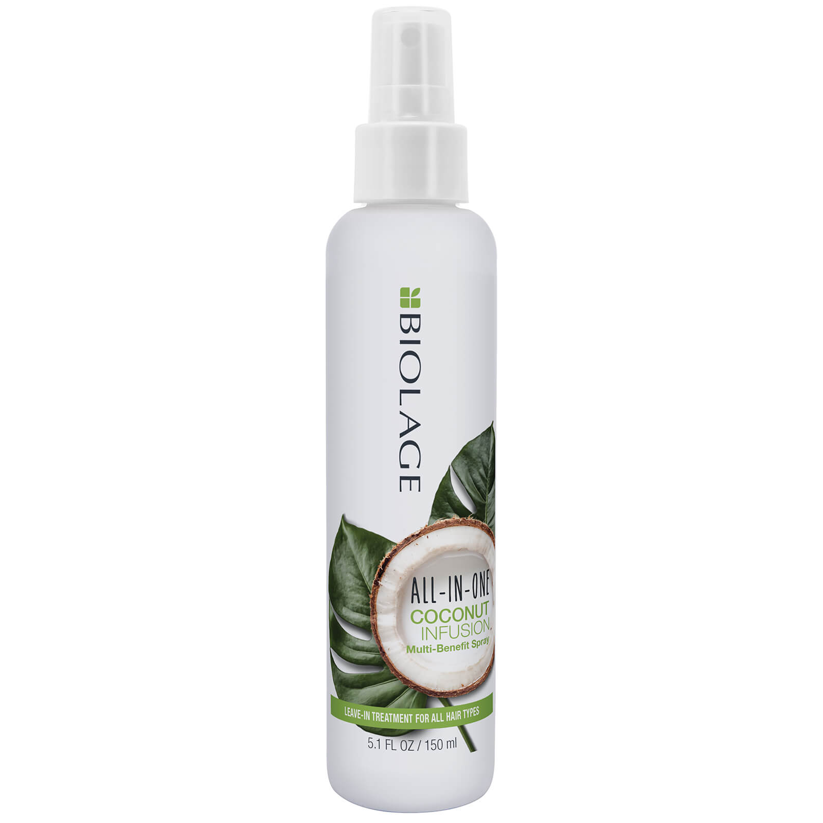 lookfantastic Biolage All-In-One Coconut Infusion Multi-Benefit Leave-In Spray für Alle Haartypen 150 ml