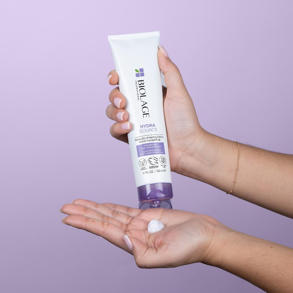 Lookfantastic Biolage HydraSource Formende Föhnlotion Mit Aloe Und Hyaluronsäure Für Trockenes Haar 150 ml