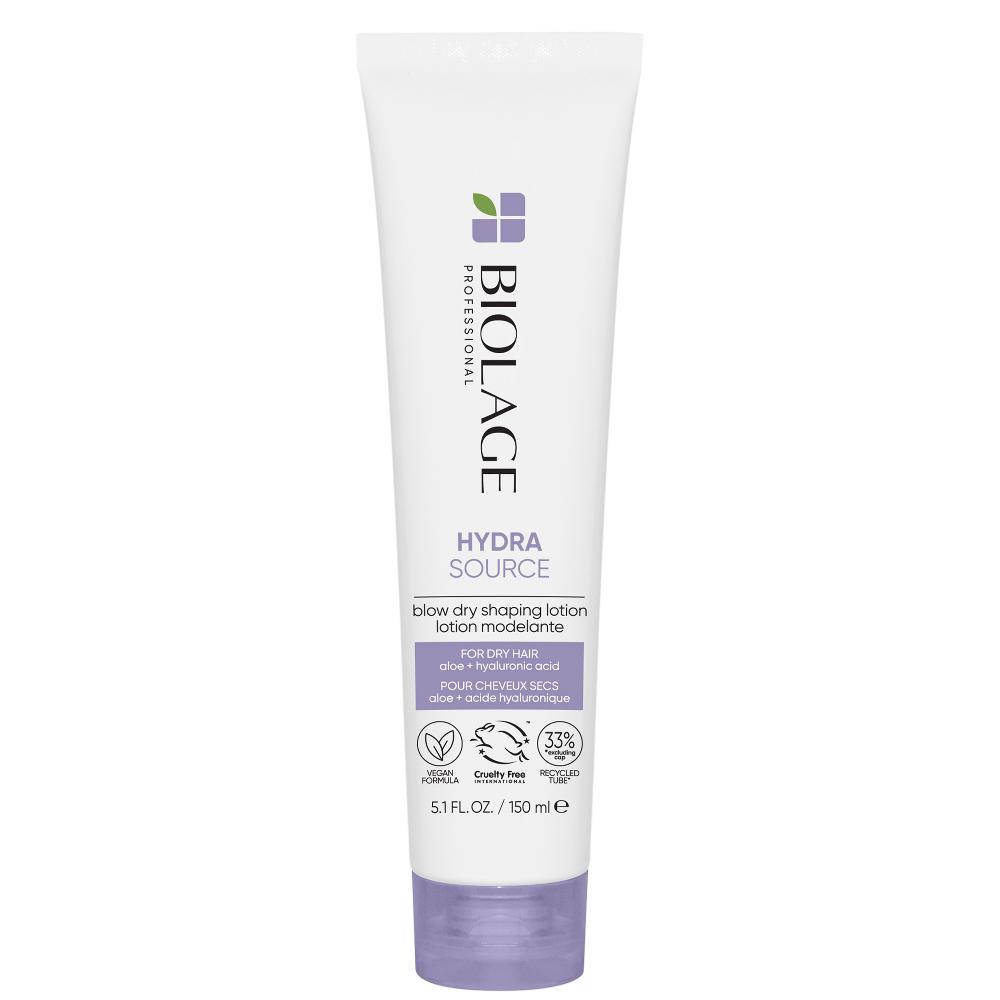 lookfantastic Biolage HydraSource Formende Föhnlotion mit Aloe und Hyaluronsäure für Trockenes Haar 150 ml