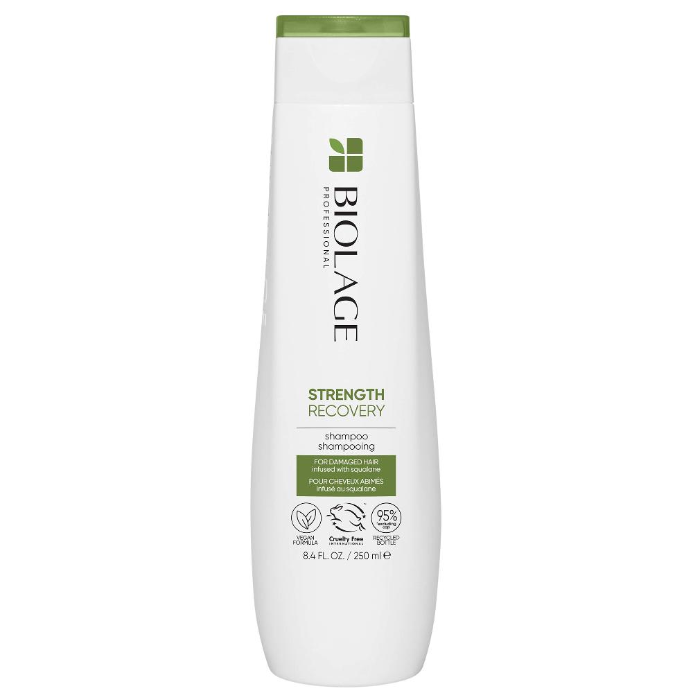 lookfantastic Biolage Professional Strength Recovery Veganes Reinigungsshampoo mit Squalan für Geschädigtes Haar 250 ml