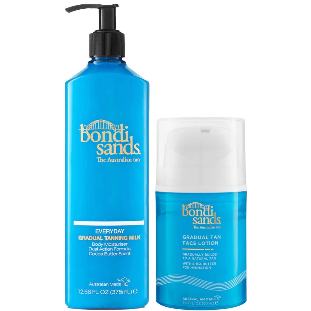 lookfantastic Bondi Sands Gradual Tanning Milk and Gradual Tanning Face Lotion Duo