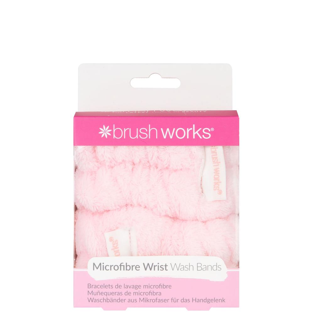 lookfantastic brushworks Microfibre Wrist Wash Bands - 2 Pack