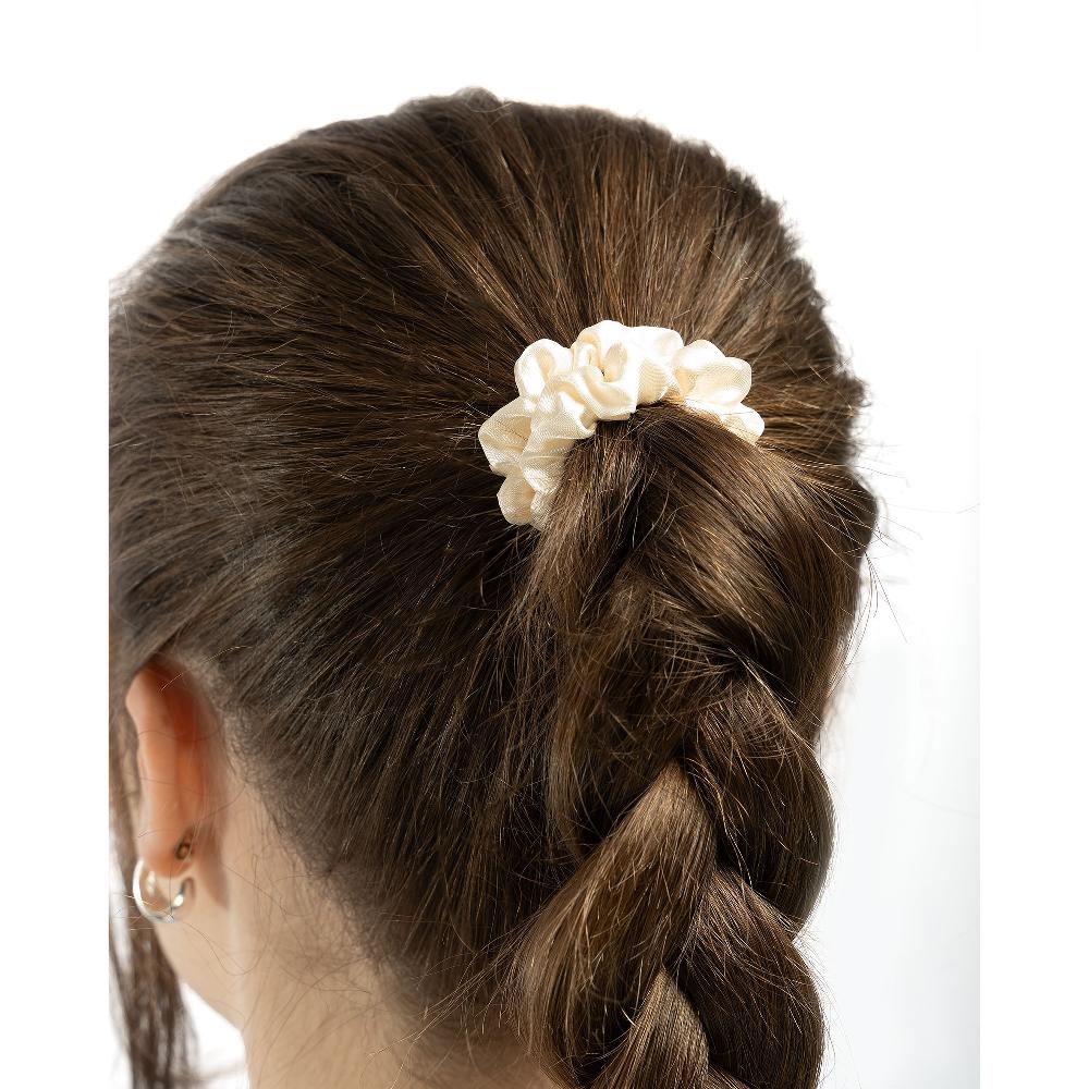 Lookfantastic Brushworks Skinny Satin Scrunchies - 6 Pack