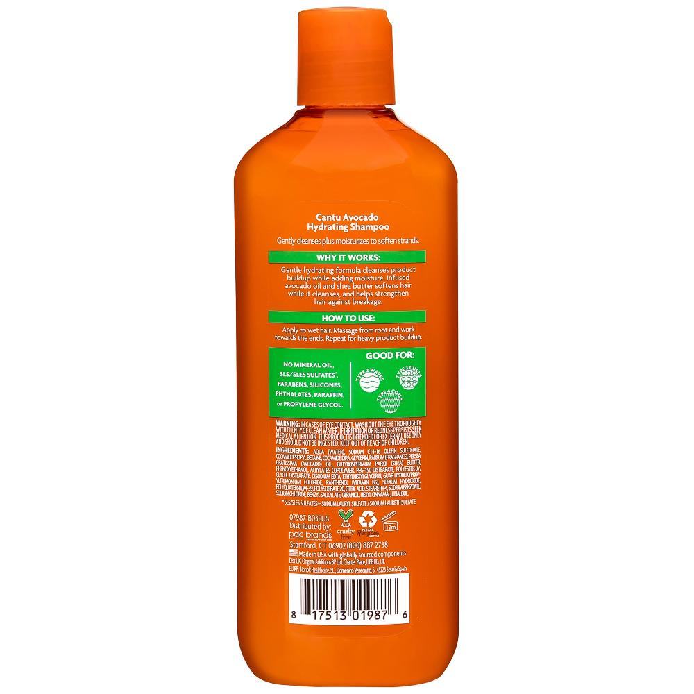 Lookfantastic Cantu Avocado Hydrating Shampoo 400ml