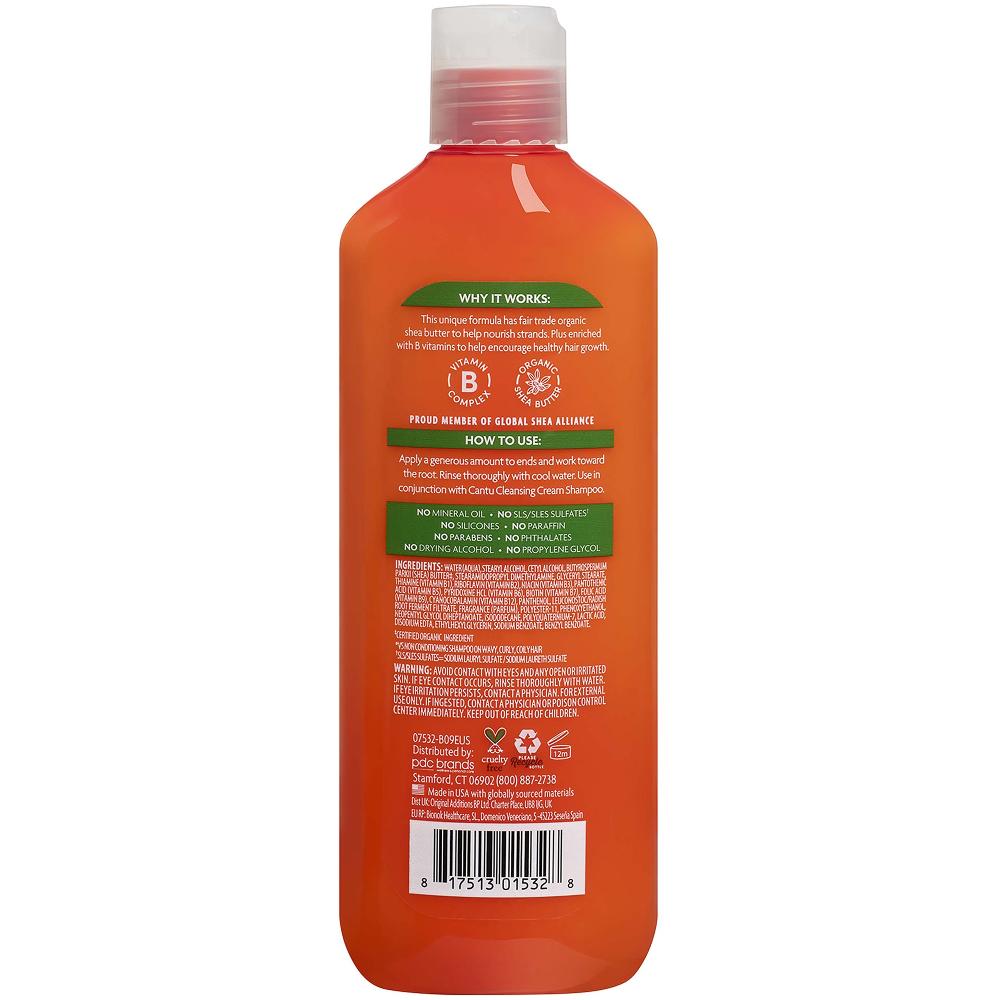 Lookfantastic Cantu Sheabutter Für Naturhaar Sulfatfreie Feuchtigkeitsspendende Creme-Spülung 400 ml