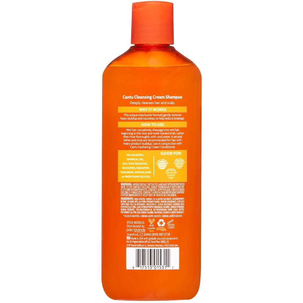Lookfantastic Cantu Sheabutter Für Naturhaar Sulfatfreies Reinigungscreme-Shampoo 400 ml