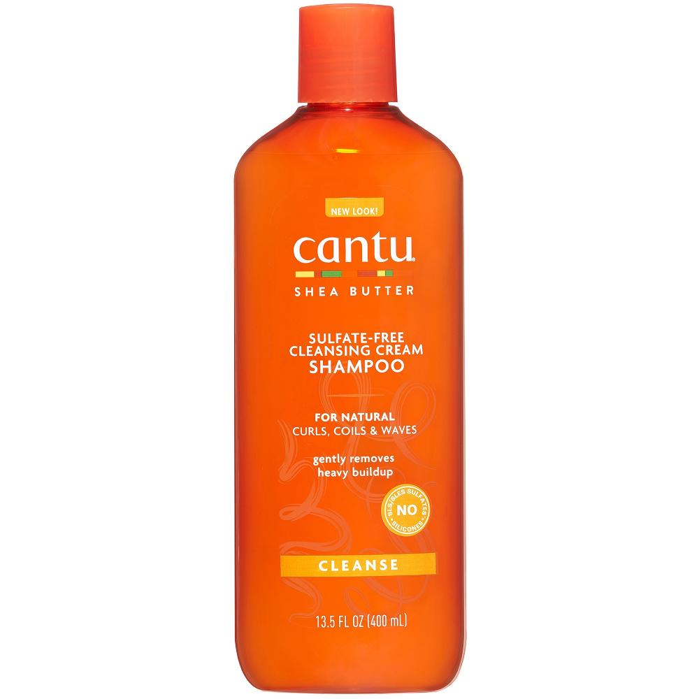 lookfantastic Cantu Sheabutter für Naturhaar Sulfatfreies Reinigungscreme-Shampoo 400 ml
