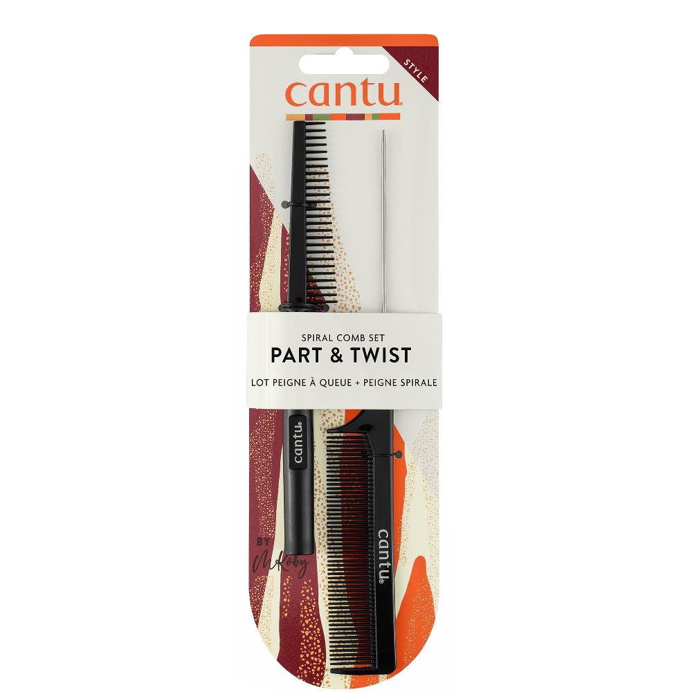 lookfantastic Cantu Spiral Style Part and Twist Comb 2Ct Pack