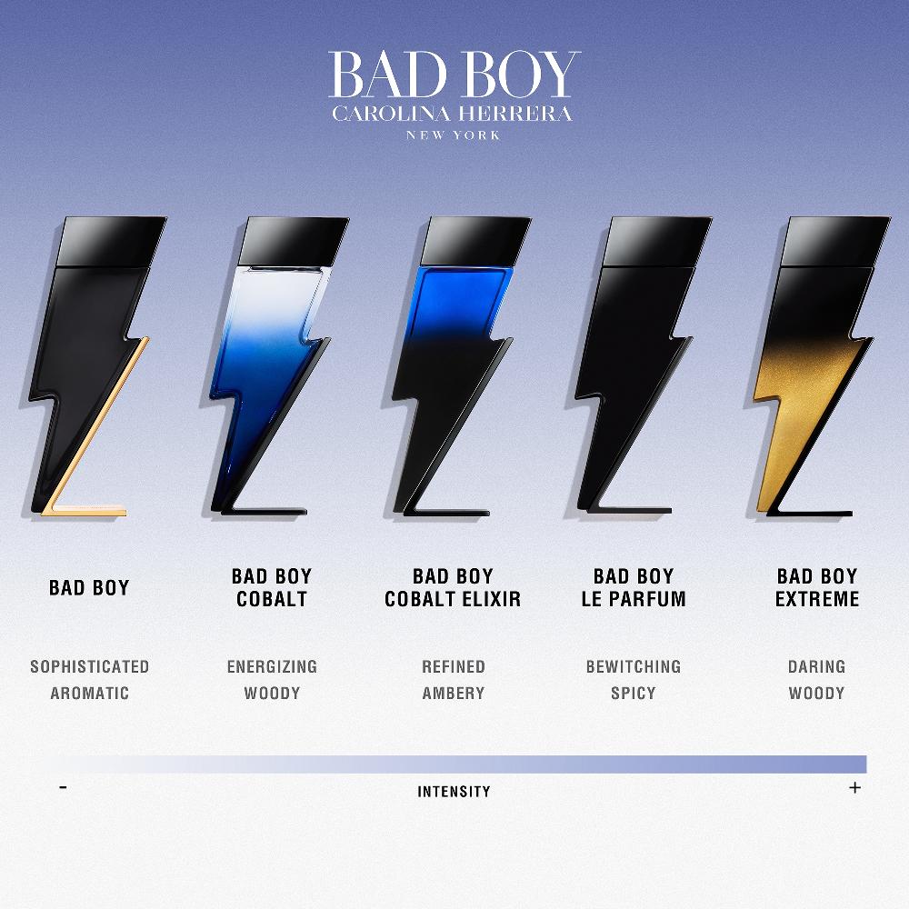 Lookfantastic Carolina Herrera Bad Boy Cobalt Elixir Eau De Parfum Elixir 150ml