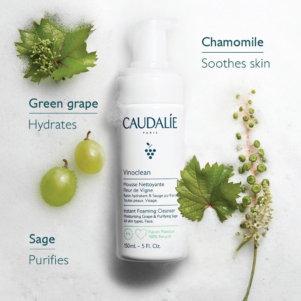 Lookfantastic Caudalie Vinoclean Instant Schäumende Reinigungsmittel Duo
